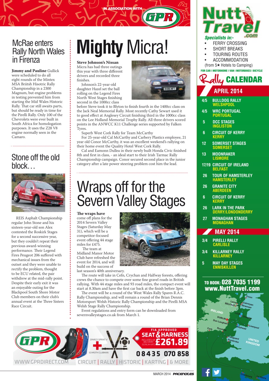 Pacenotes Rally magazine Preview Pages