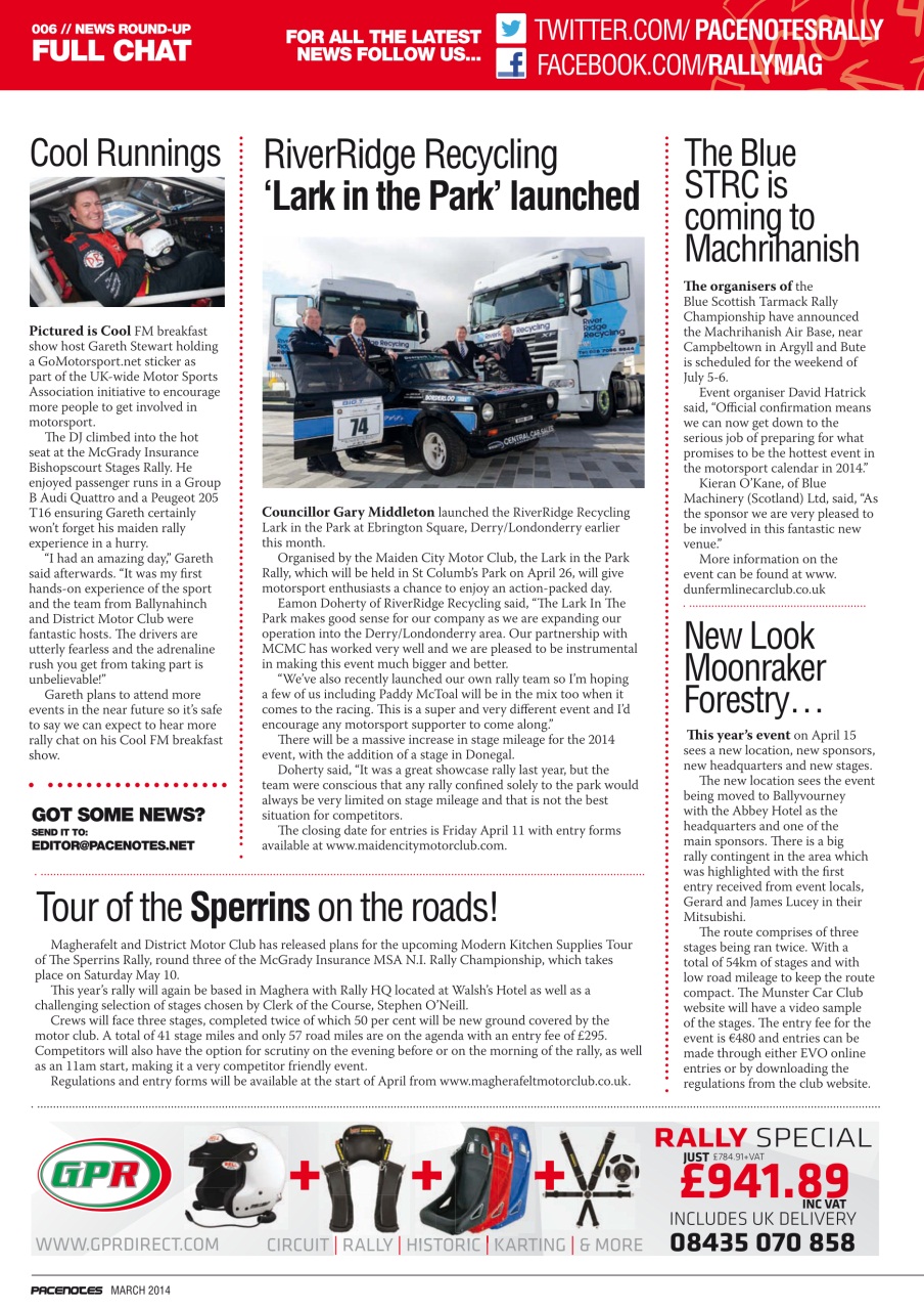 Pacenotes Rally magazine Preview Pages