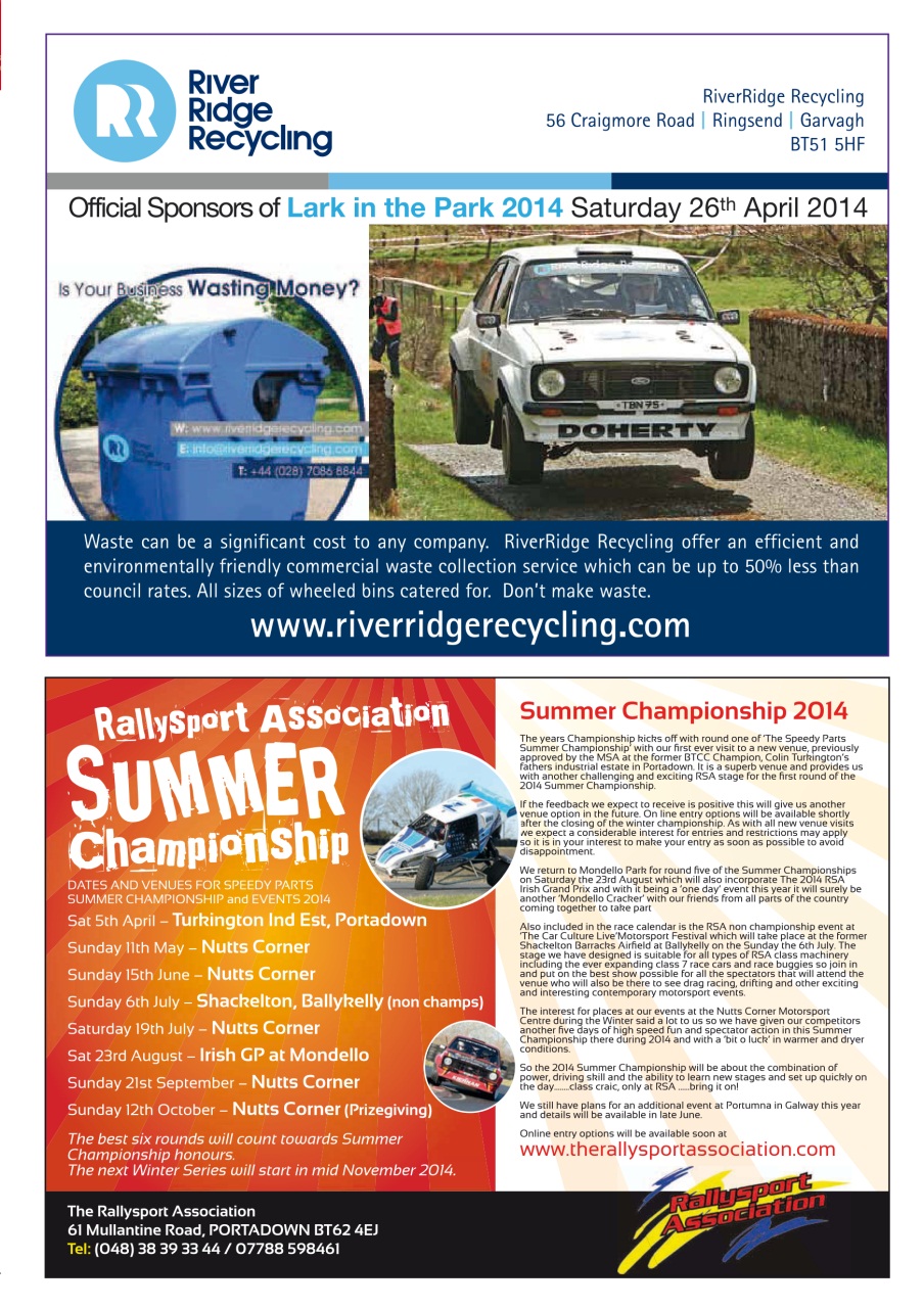 Pacenotes Rally magazine Preview Pages