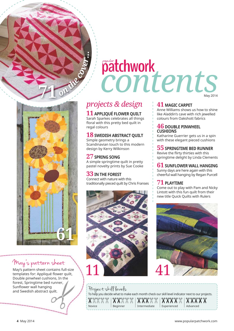 Popular Patchwork Magazine Preview Pages