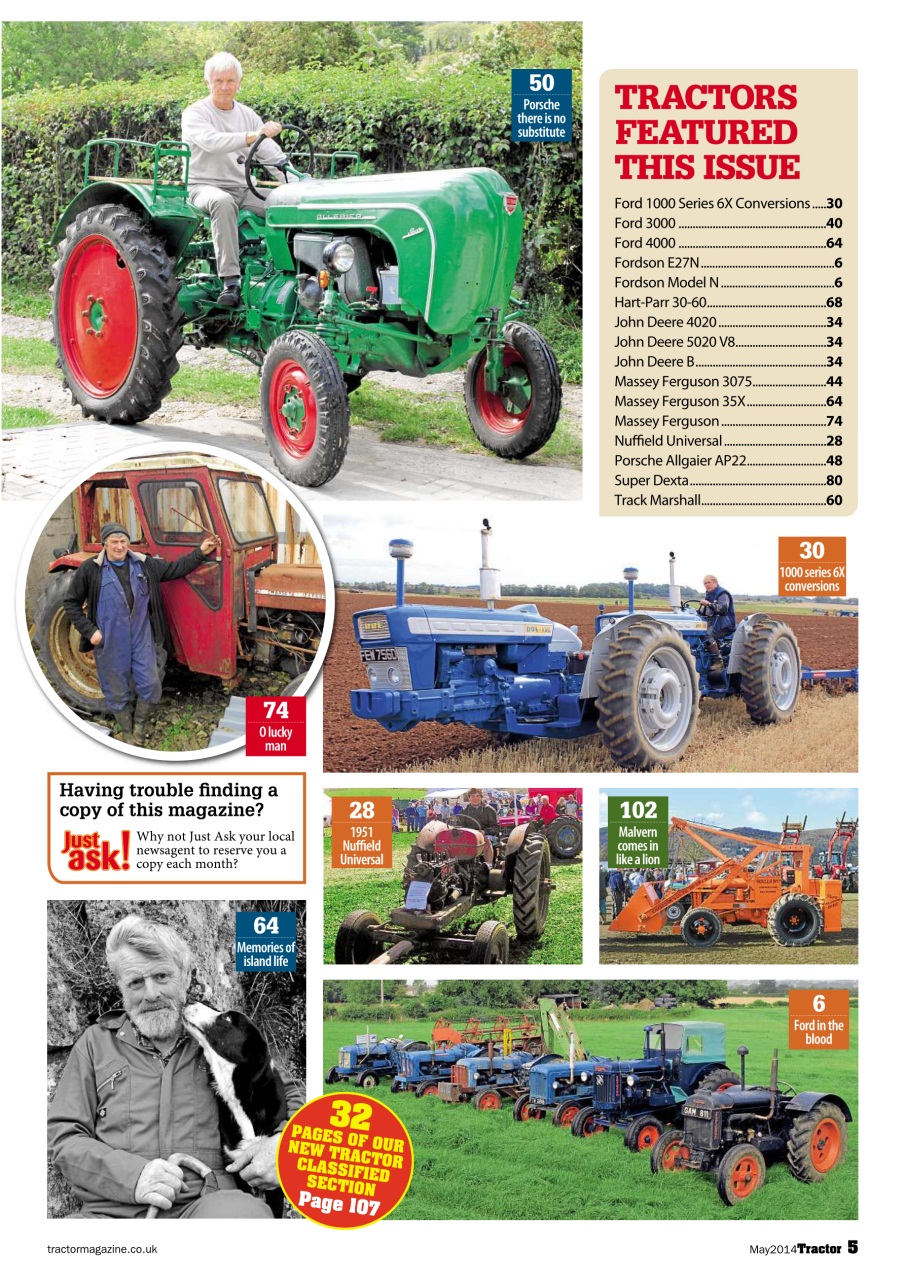Tractor & Farming Heritage Magazine Preview Pages
