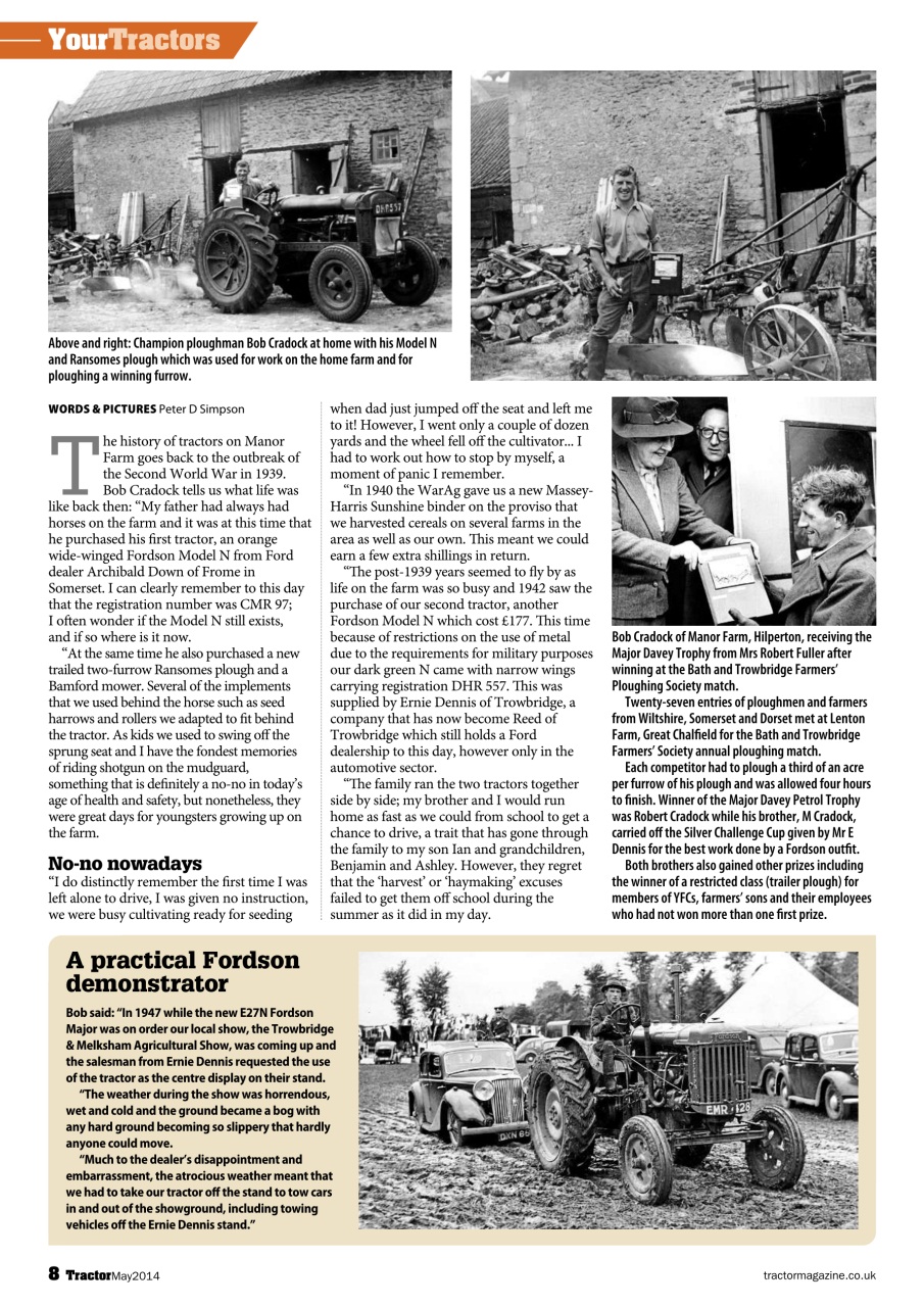 Tractor & Farming Heritage Magazine Preview Pages