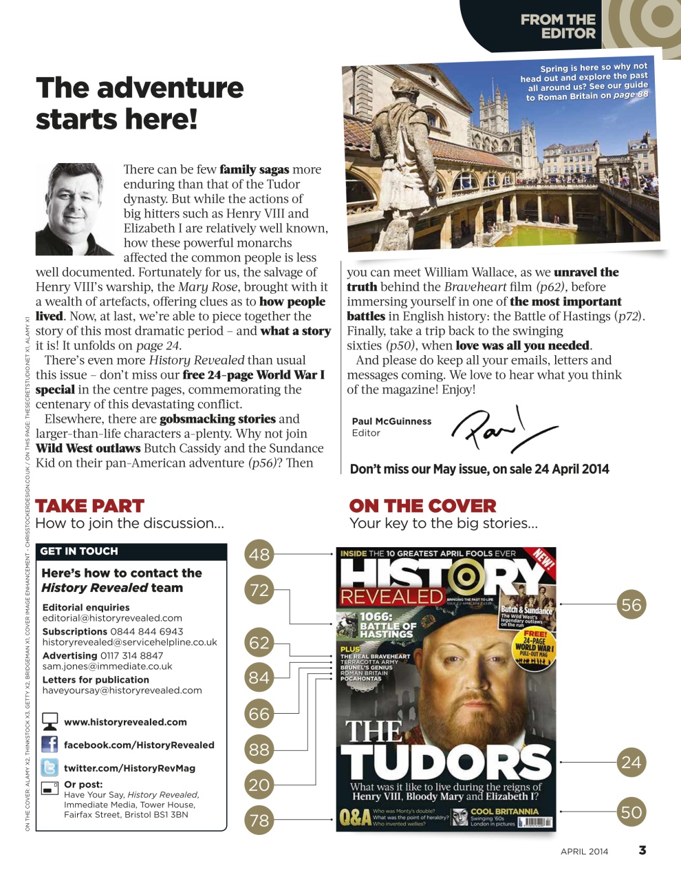 BBC History Revealed Magazine Preview Pages