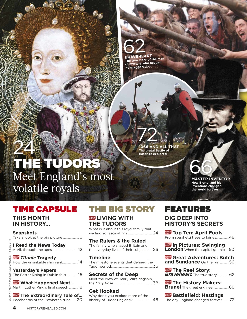 BBC History Revealed Magazine Preview Pages