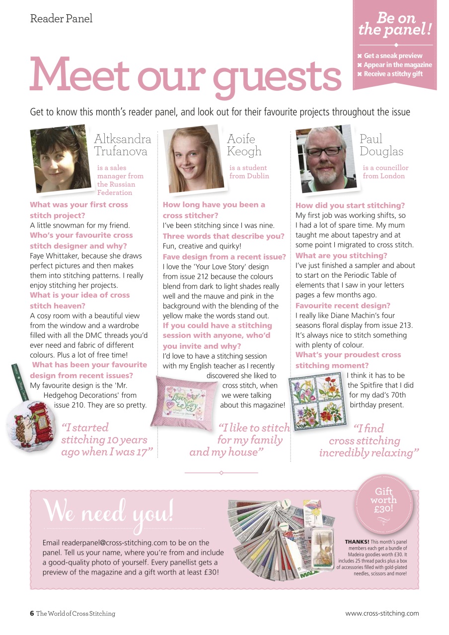 The World of Cross Stitching Preview Pages