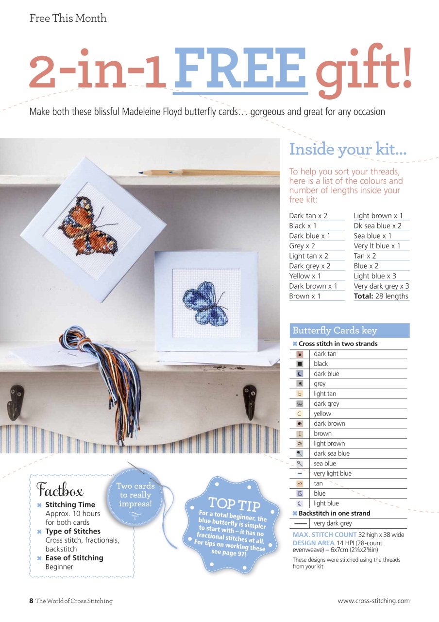 The World of Cross Stitching Preview Pages