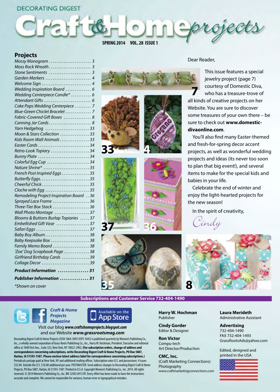 Craft & Home Projects Preview Pages