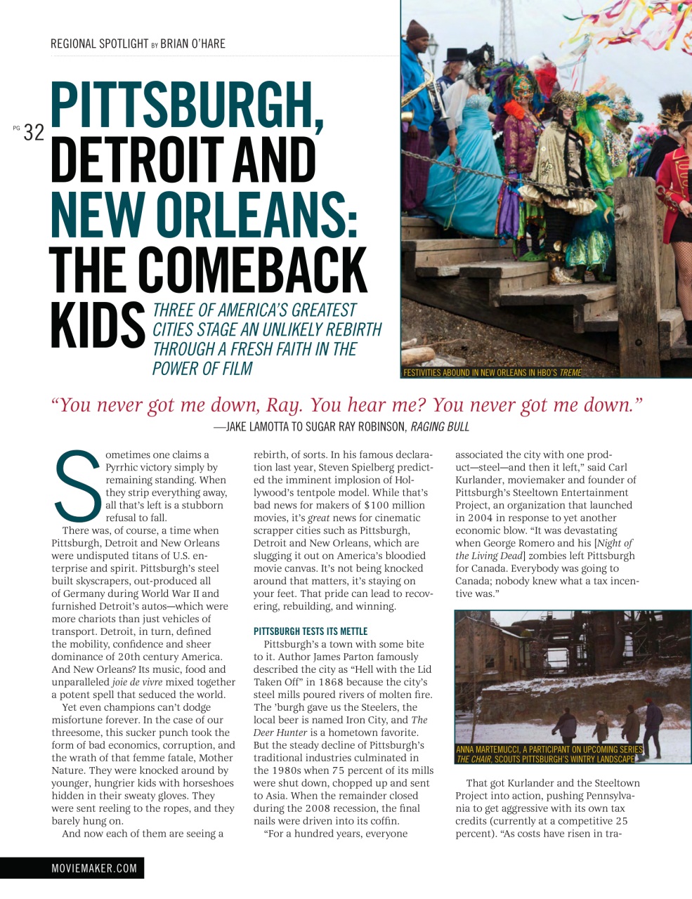 MovieMaker Magazine Preview Pages