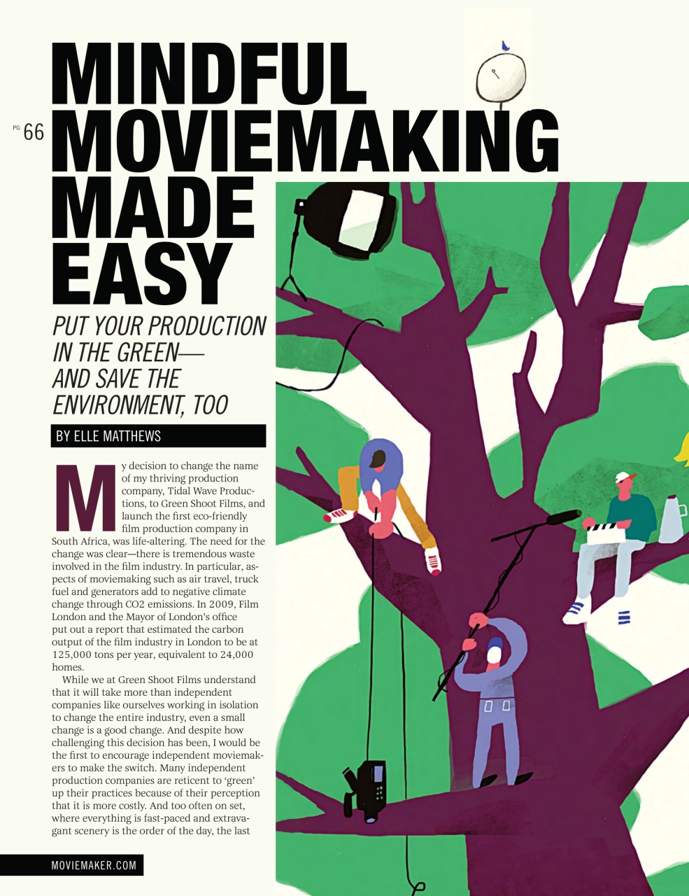 MovieMaker Magazine Preview Pages