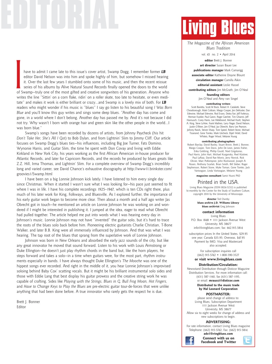 Living Blues Preview Pages