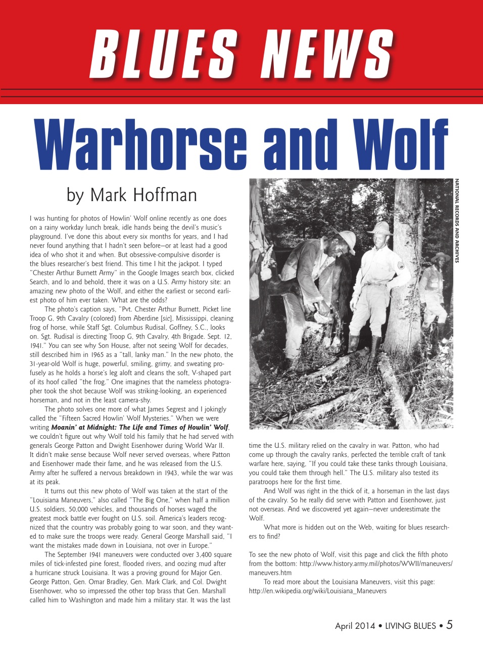 Living Blues Preview Pages