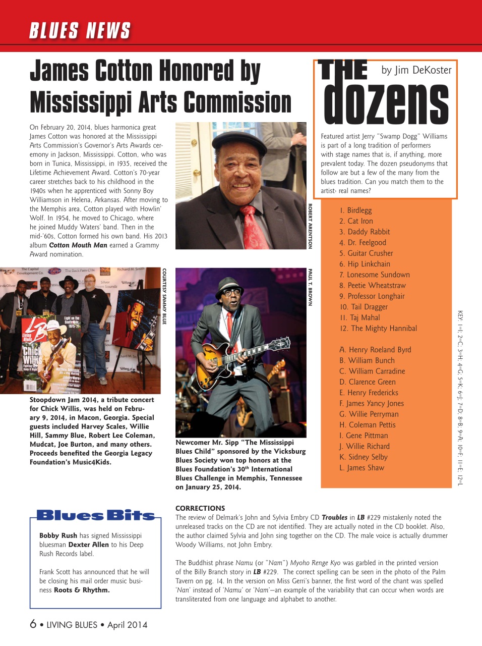 Living Blues Preview Pages