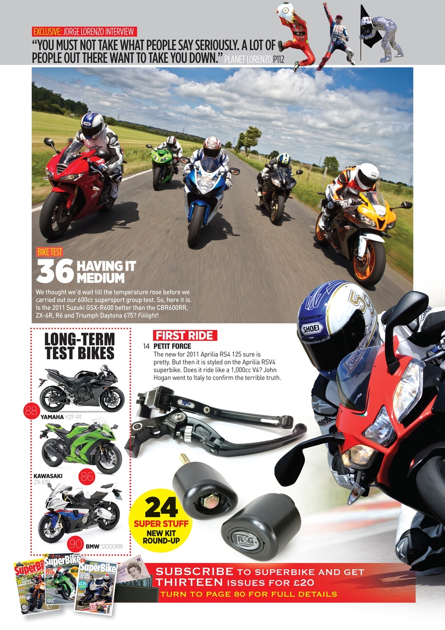 Superbike Magazine Preview Pages