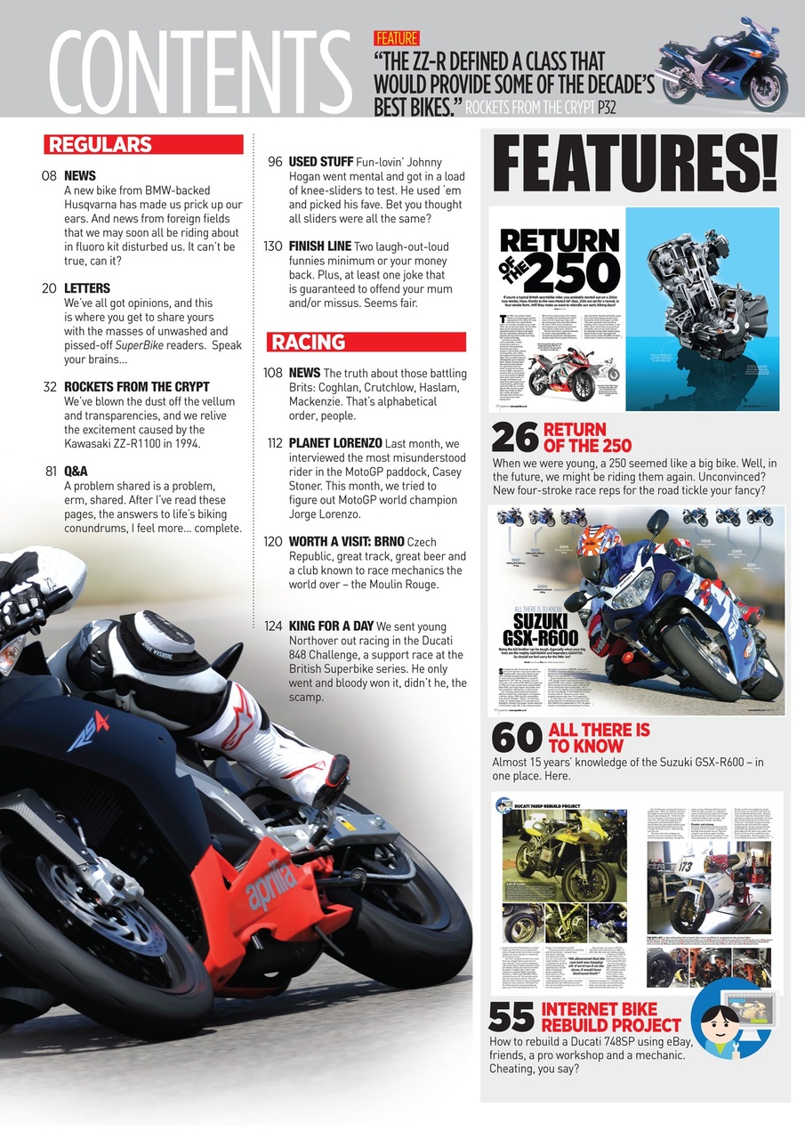 Superbike Magazine Preview Pages