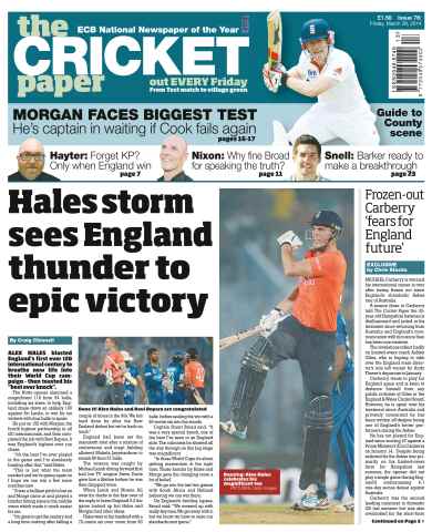 The Cricket Paper issue 26th March 2014