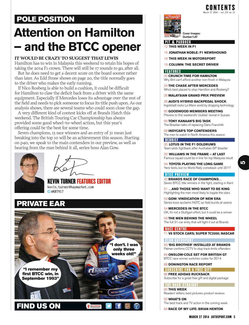 Autosport Preview Pages