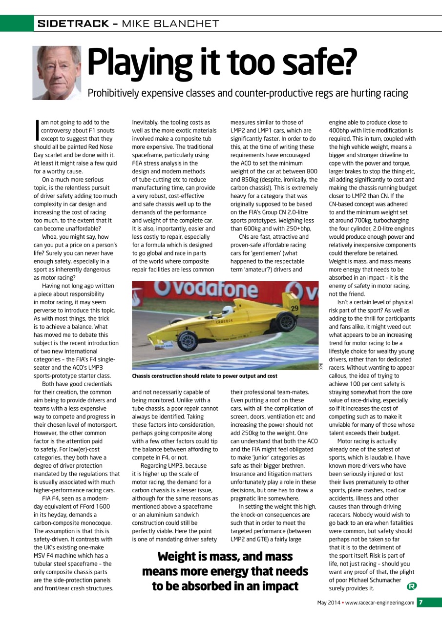 Racecar Engineering Preview Pages