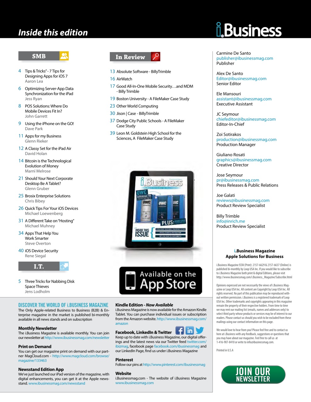 I.Business Preview Pages