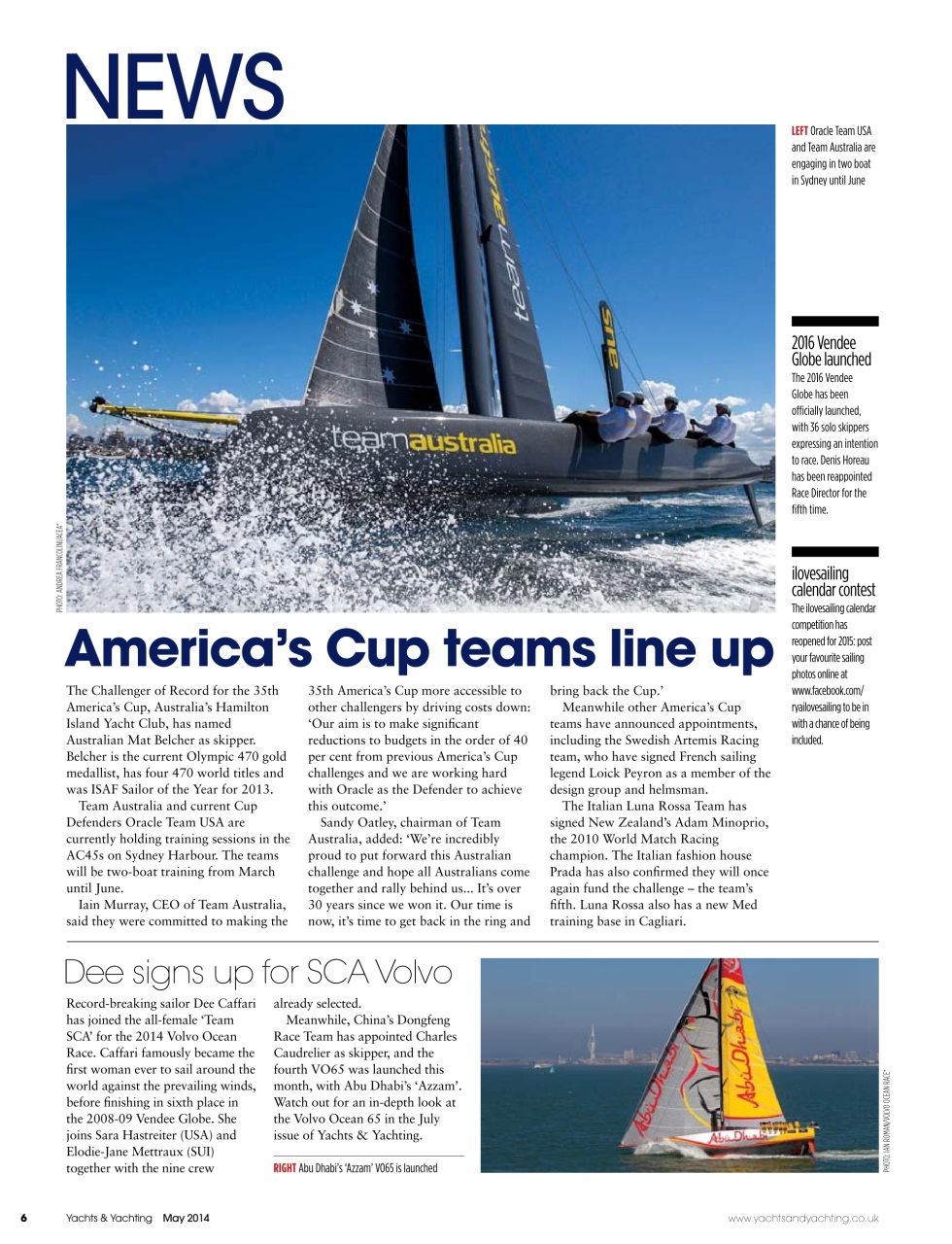 Yachts & Yachting Preview Pages