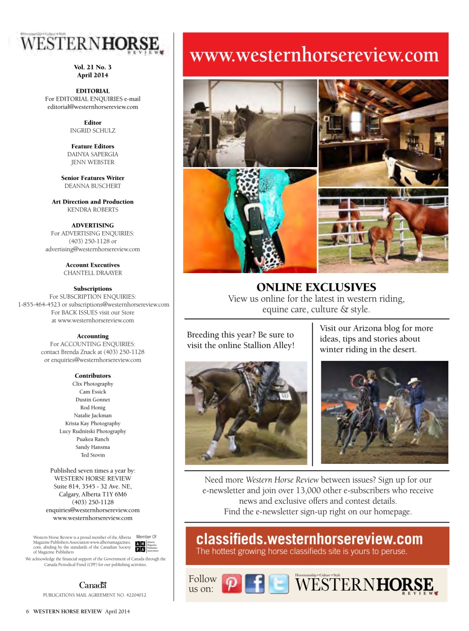 Western Horse Review Preview Pages