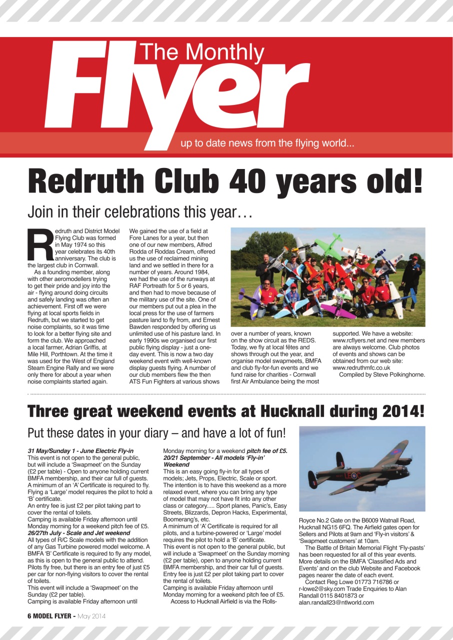 Radio Control Model Flyer Preview Pages