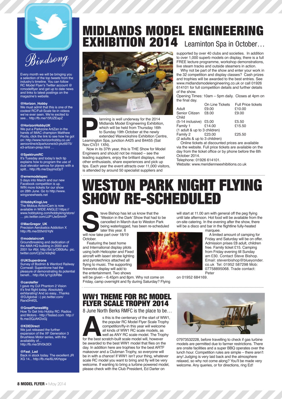 Radio Control Model Flyer Preview Pages