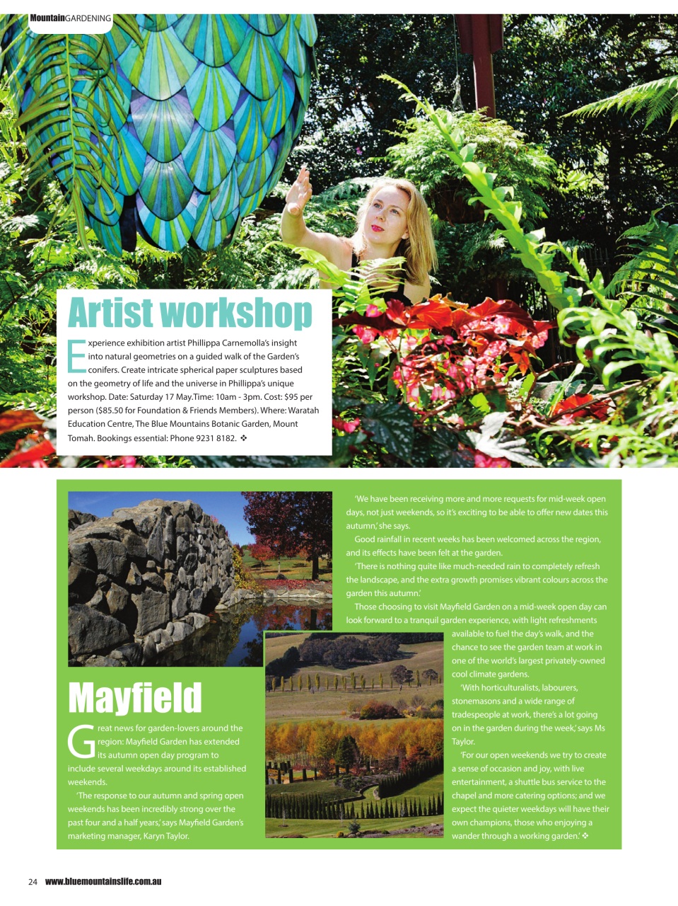Blue Mountains Life Preview Pages
