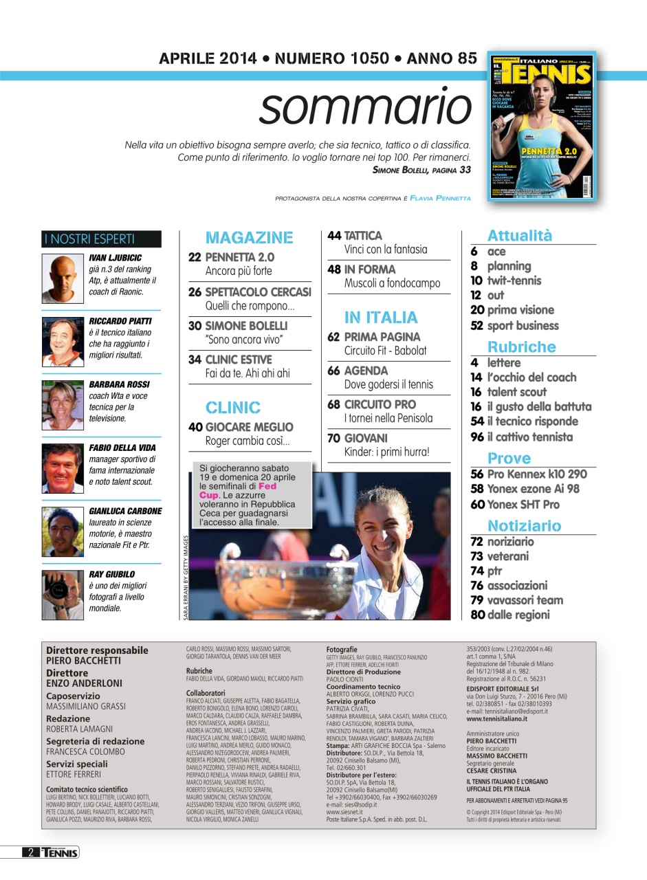 Il Tennis Italiano Preview Pages
