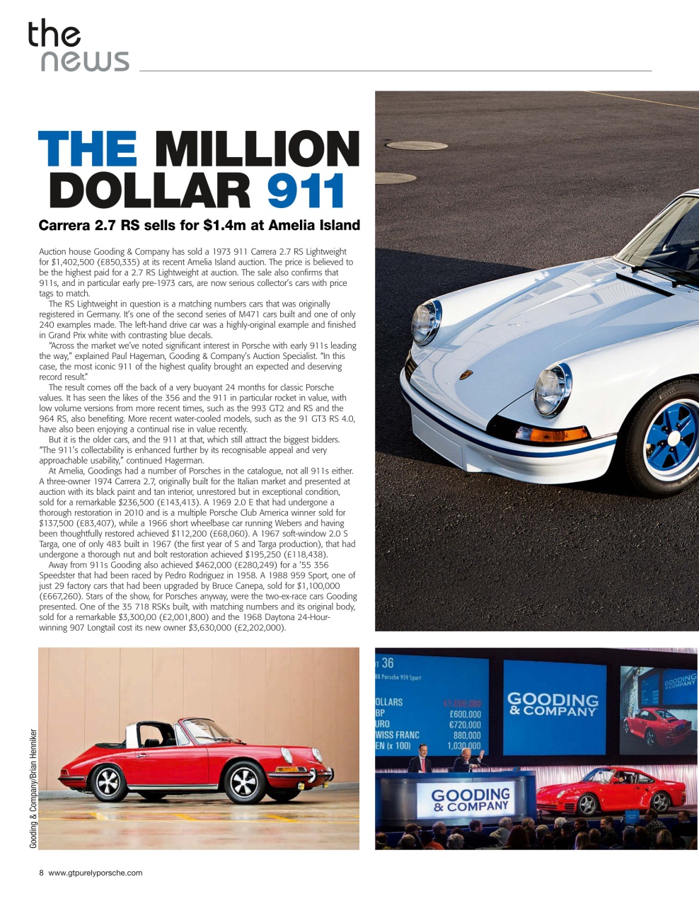 GT Porsche Preview Pages