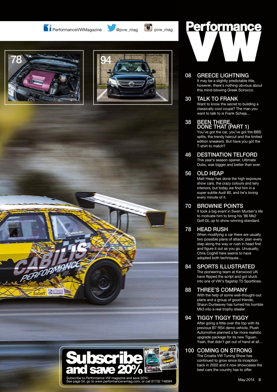 Performance VW Preview Pages