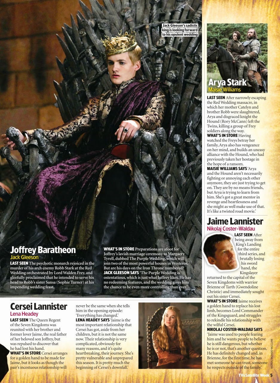 TV & Satellite Week Preview Pages