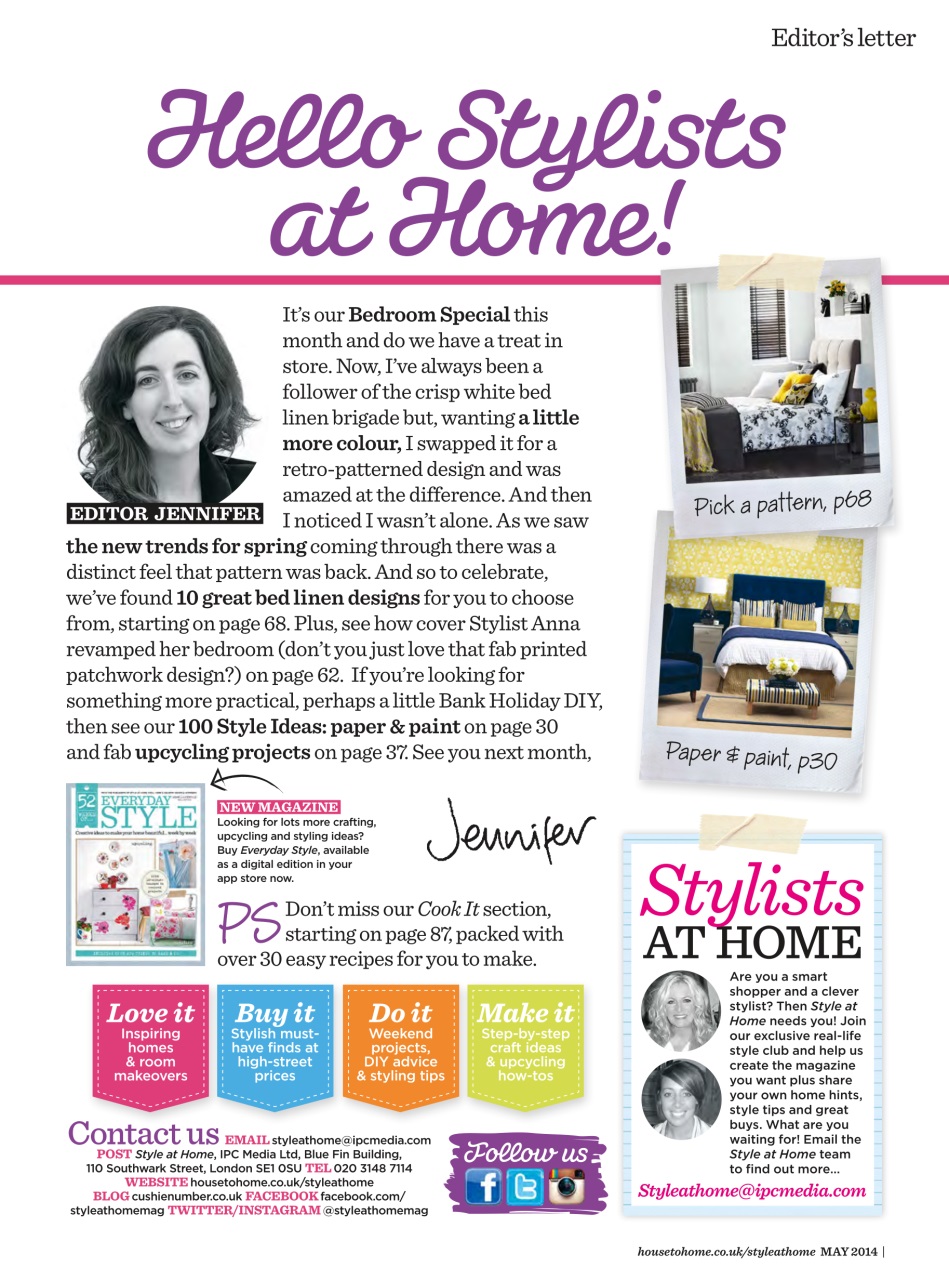 Style at Home Preview Pages