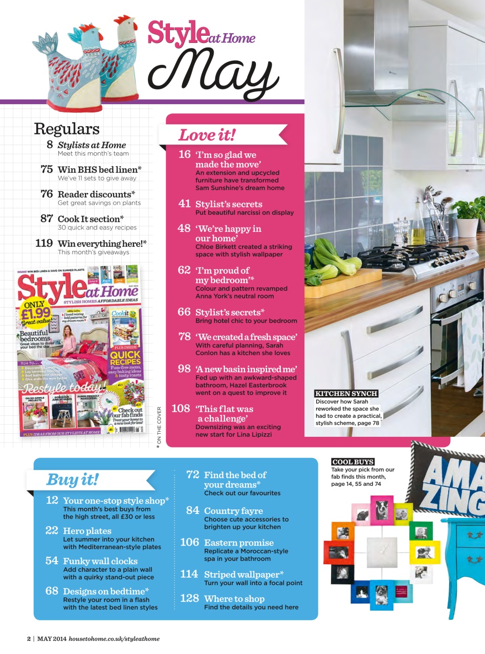 Style at Home Preview Pages