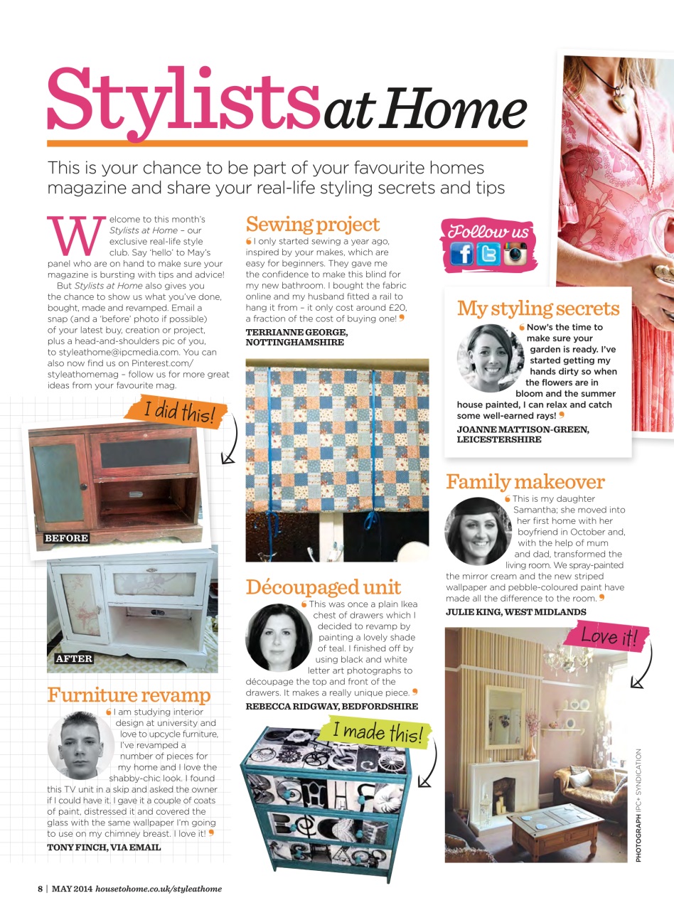 Style at Home Preview Pages