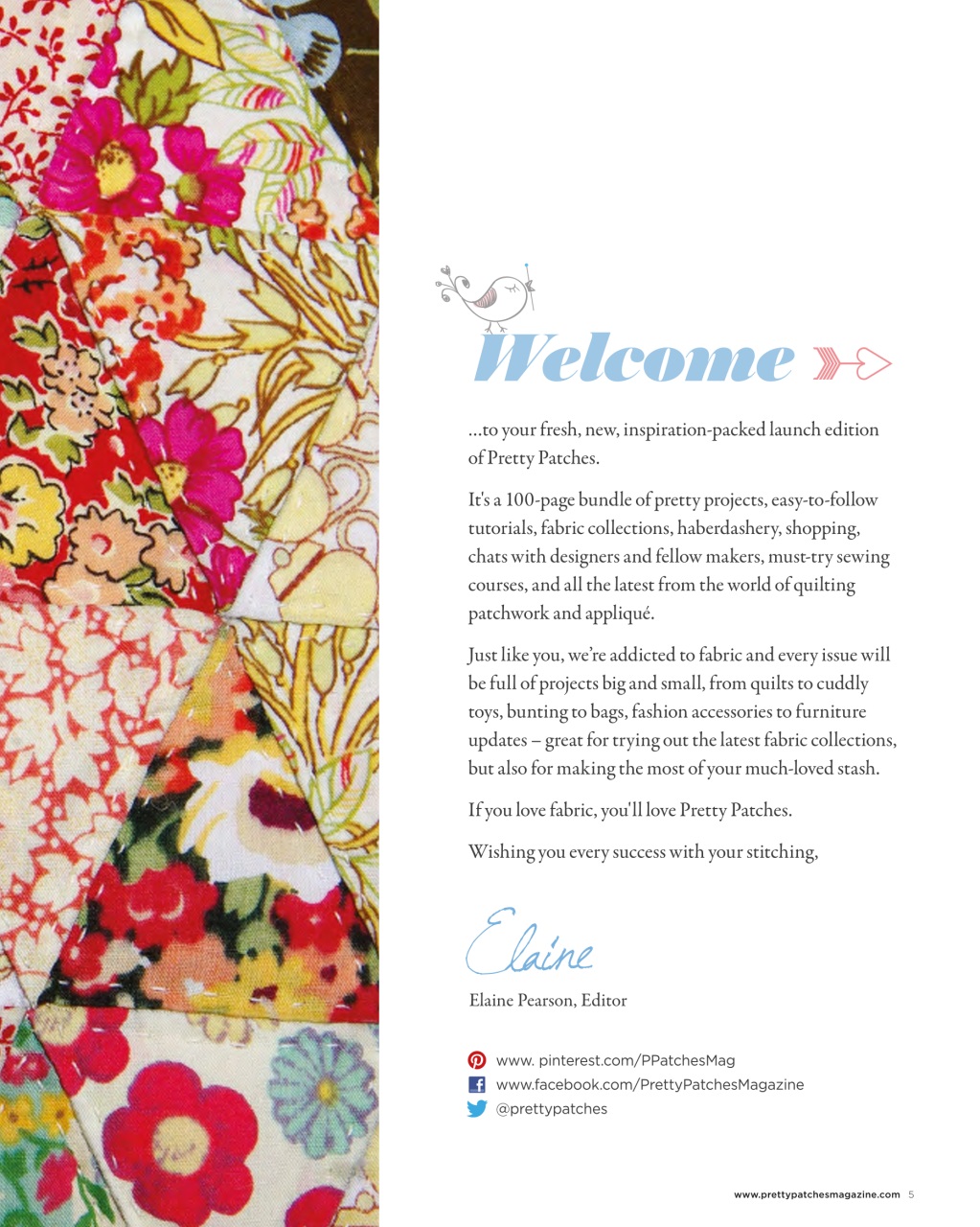 Pretty Patches Magazine Preview Pages