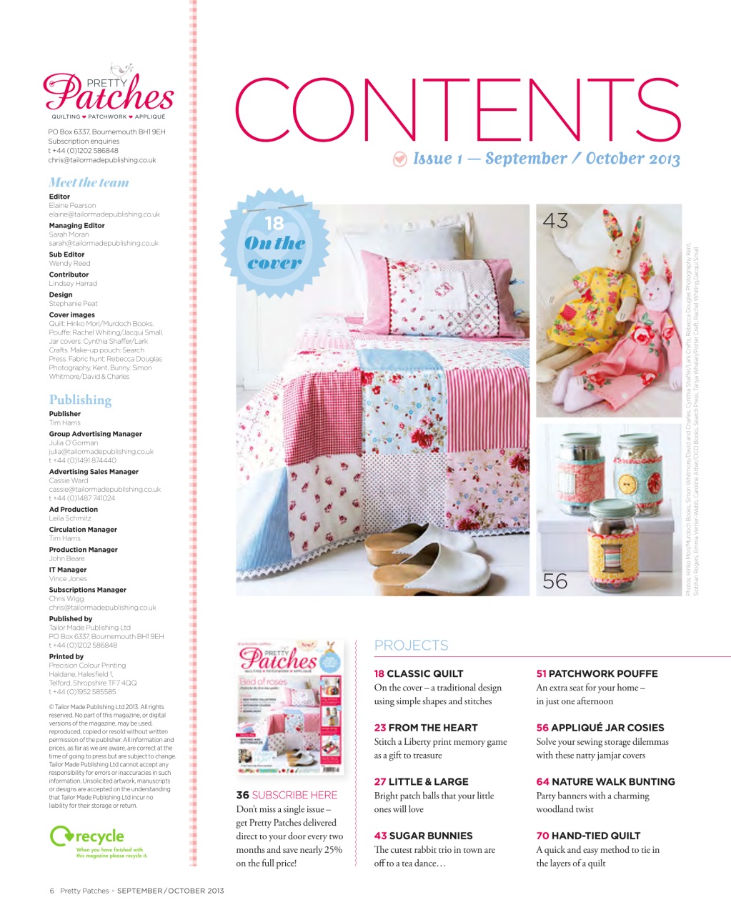 Pretty Patches Magazine Preview Pages