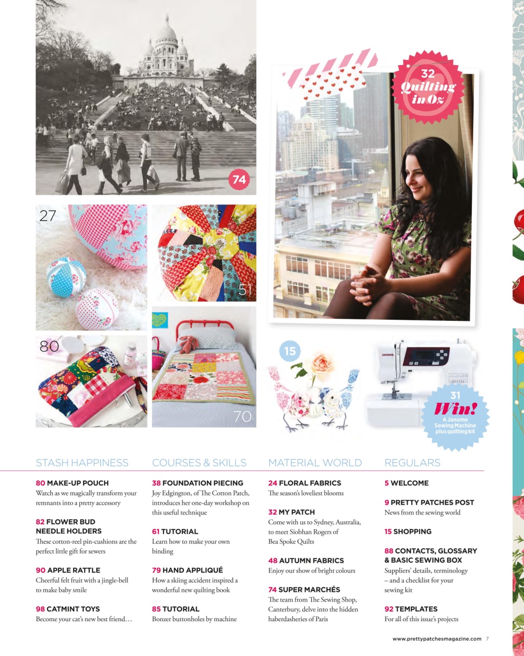 Pretty Patches Magazine Preview Pages