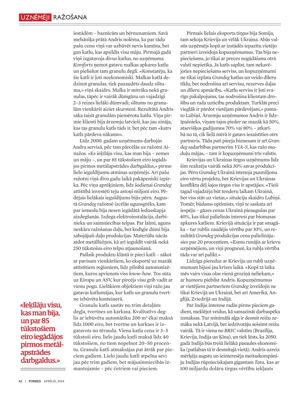 Forbes Latvia Preview Pages