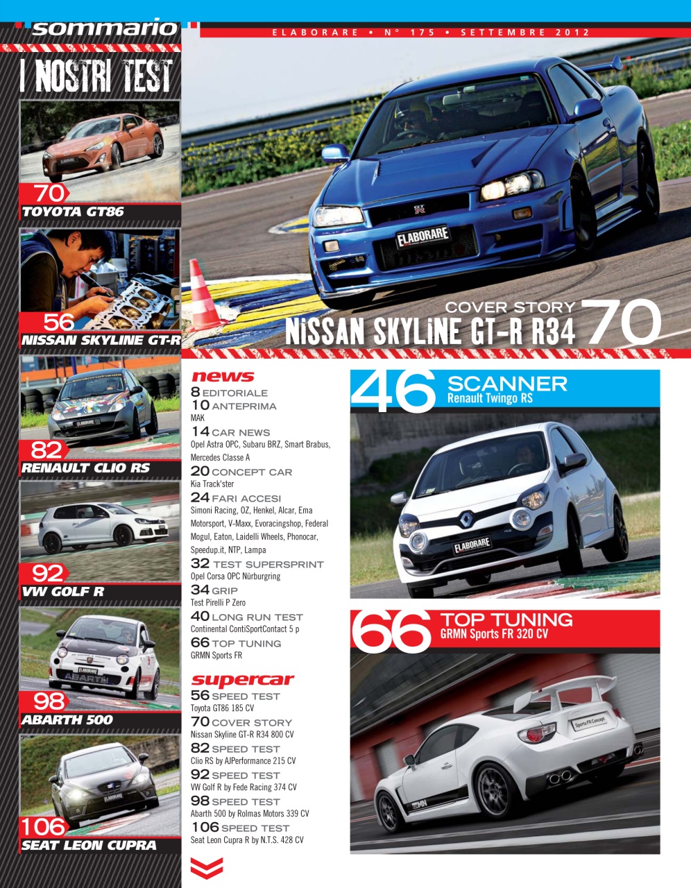 Elaborare GT Tuning Preview Pages