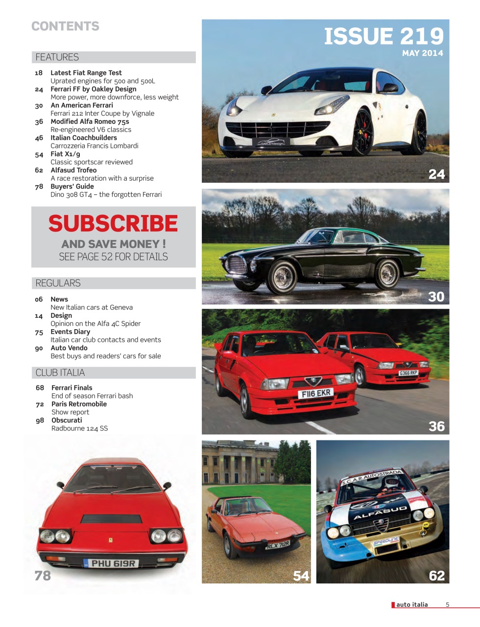 AutoItalia Magazine Preview Pages