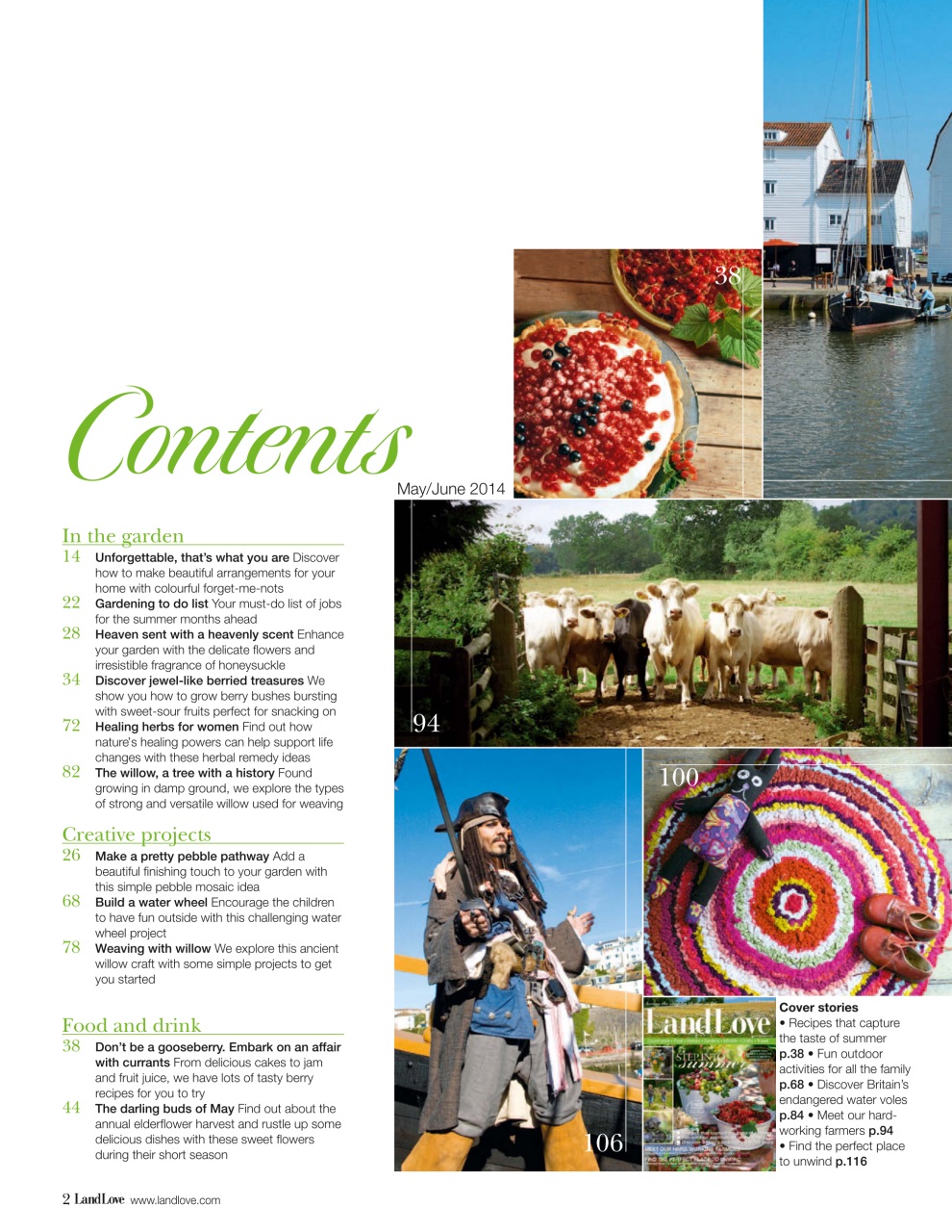 LandLove Magazine Preview Pages