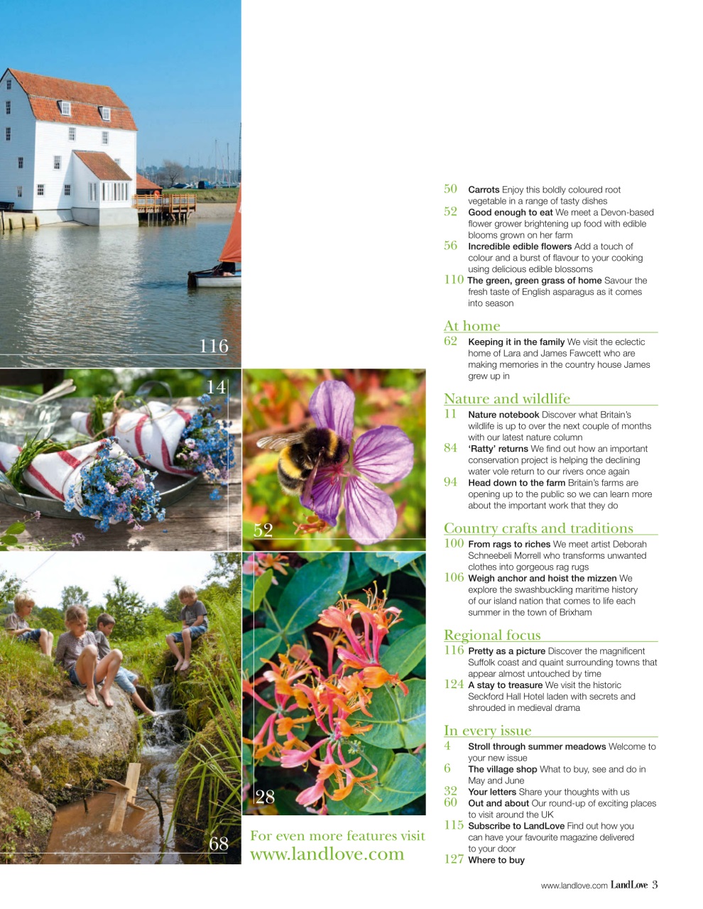 LandLove Magazine Preview Pages