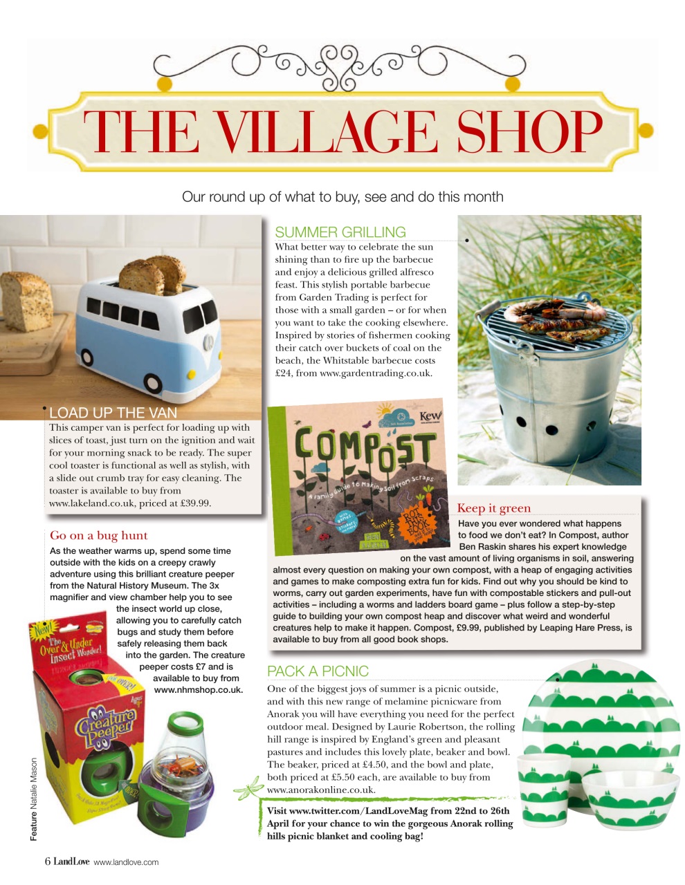 LandLove Magazine Preview Pages