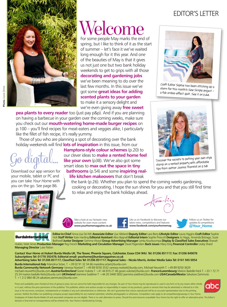 Your Home Magazine Preview Pages