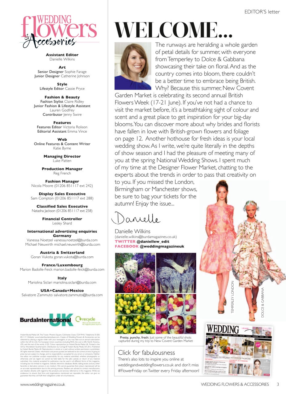 Wedding Flowers Magazine Preview Pages