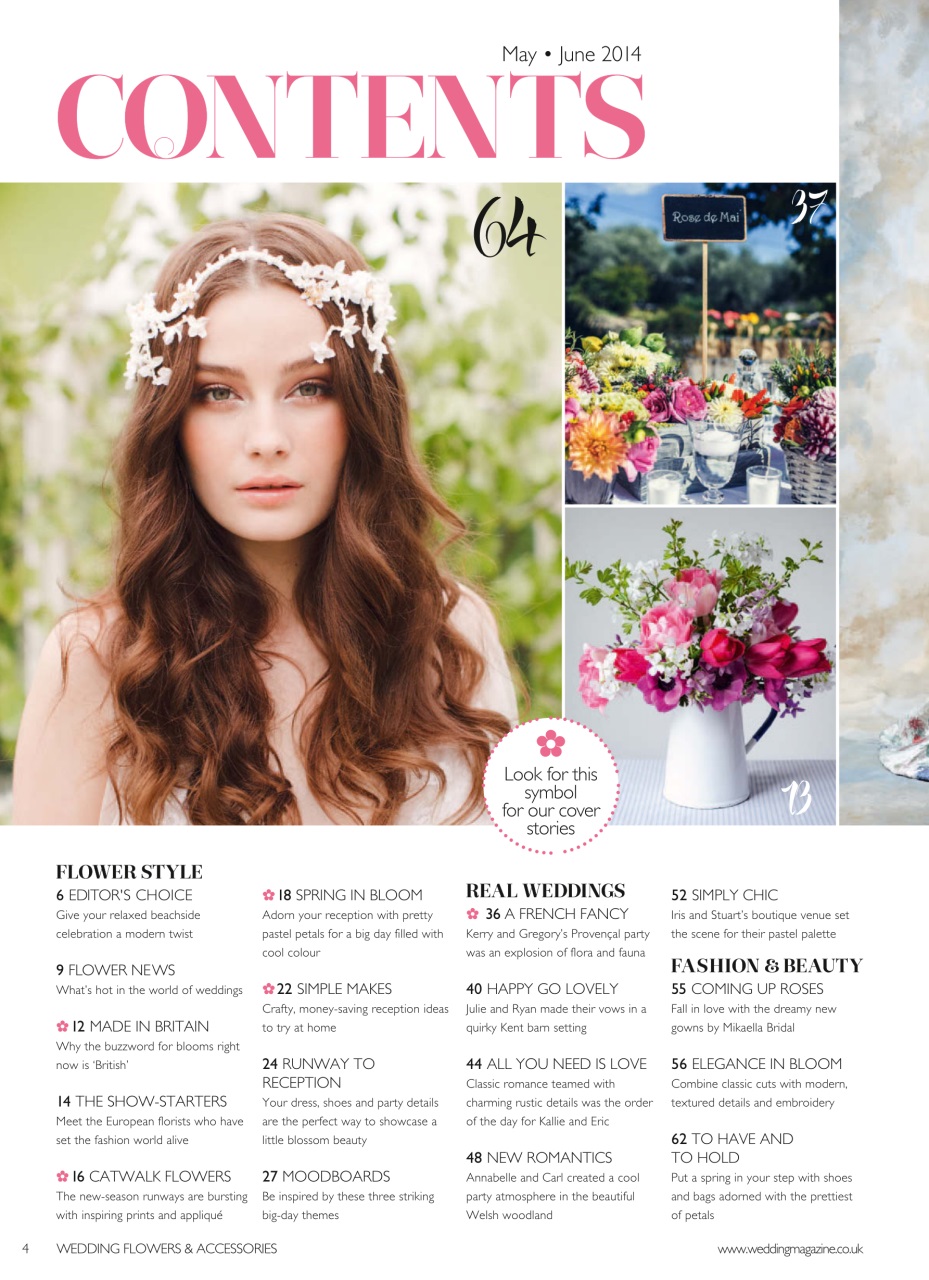 Wedding Flowers Magazine Preview Pages