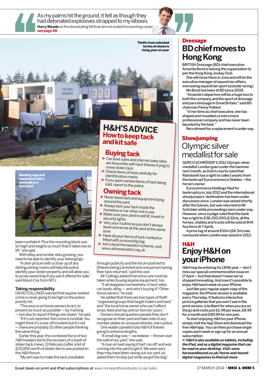 Horse & Hound Preview Pages
