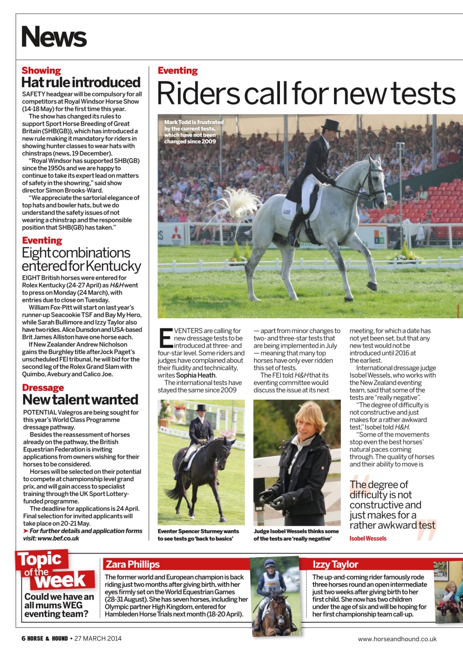 Horse & Hound Preview Pages
