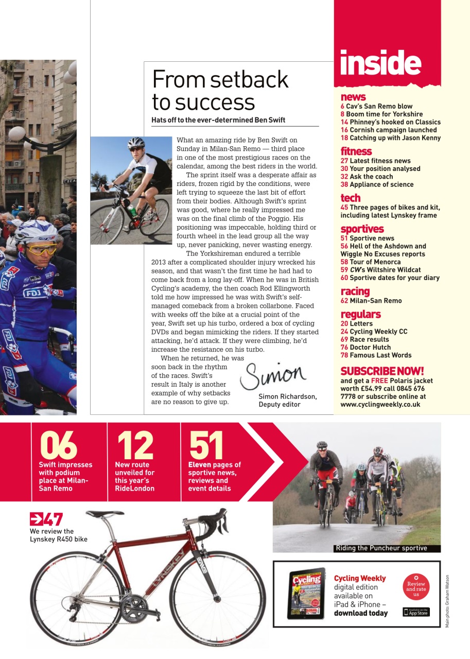 Cycling Weekly Preview Pages
