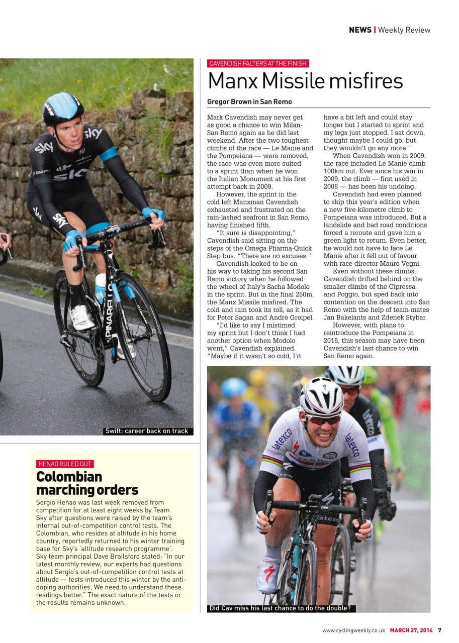 Cycling Weekly Preview Pages